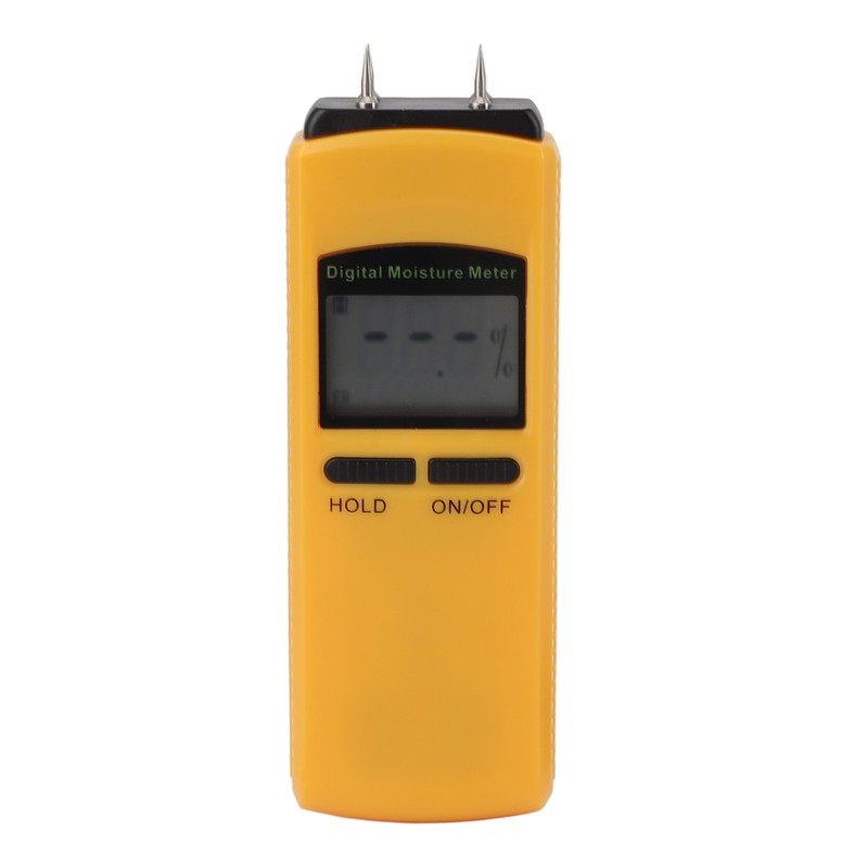 Wood Moisture Meter Portable Digital Damp Detector LCD Display Moisture