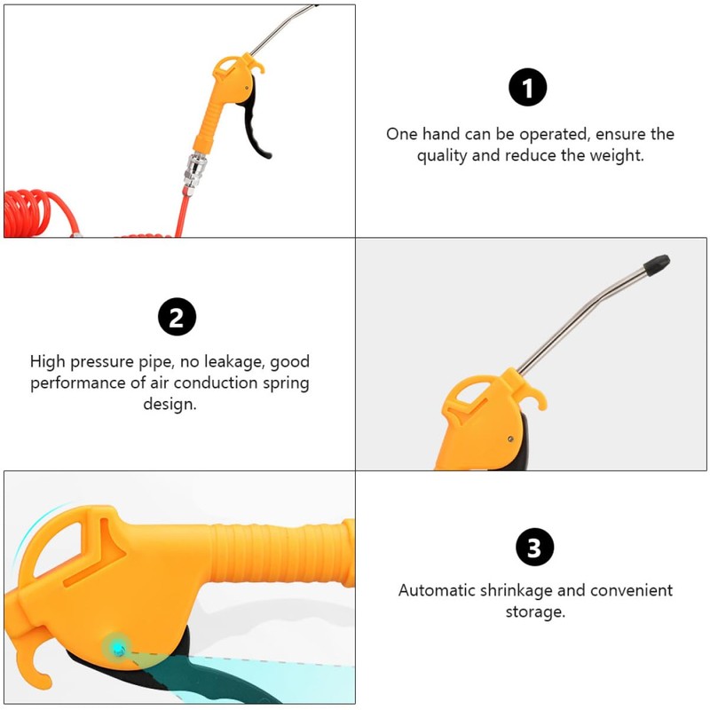 Operitacx 2pcs Portable Dust Collector Low Sound Handheld Air Duster