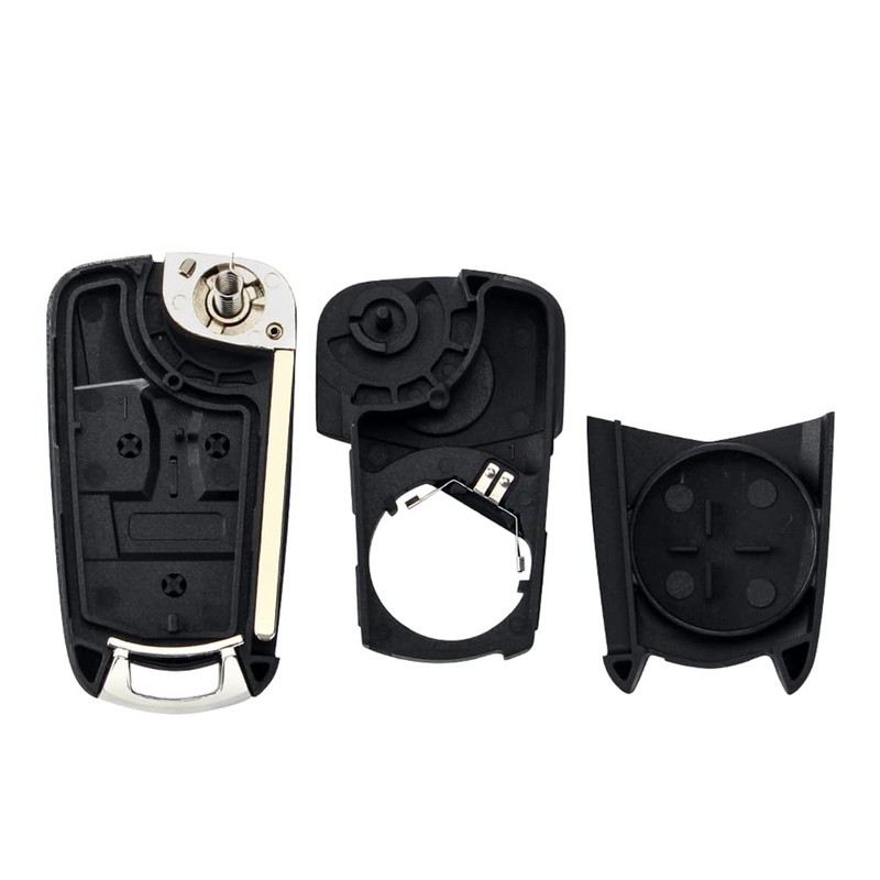 Car Remote Key Shell Case Flip Key Replacement Compatible with