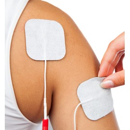 TENSPAD SILVER 16 electrodes for GLOBUS, CEFAR, PRIM, PROMED, 50x50mm with 2mm PIN connector