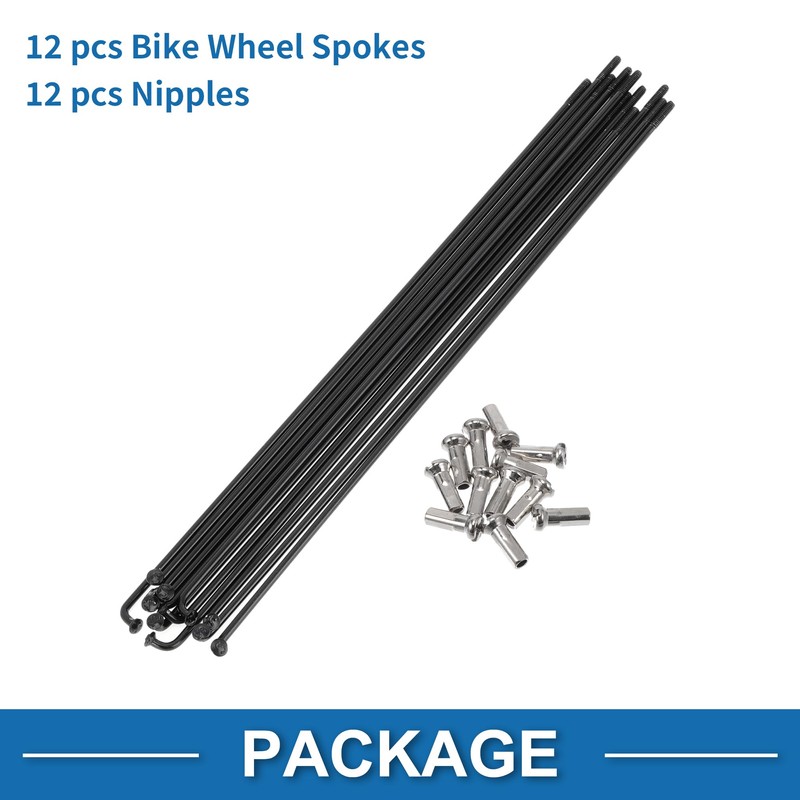 A ABSOPRO Bicycle Spoke 14G 181mm Long Bicycle Wheel Spokes