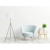 O’Bright Tripod Floor Lamp, Adjustable in Height, 100% Metal Body