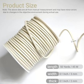 Capesaro Faux Suede Leather Cord,2.5mm 50 Yards Thin Leather String for Jewelry Making, Gift Wrap,Leather Lace, DIY Crafts(Lavender Purple,1/8 inch x 50 Yards)