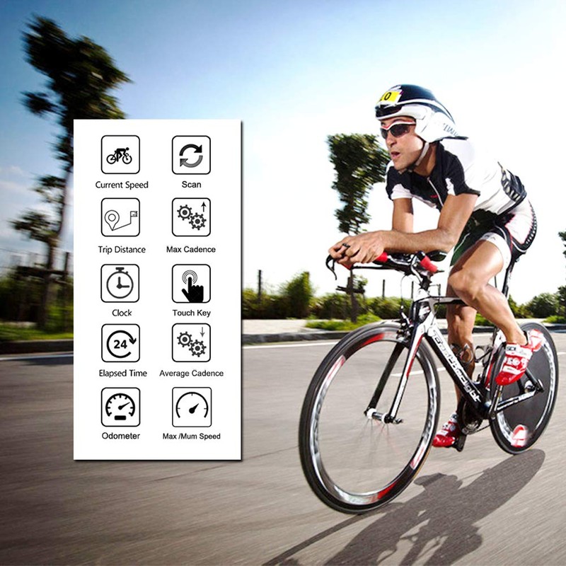 KASTEWILL Waterproof Wireless Bicycle Computer, German Bicycle Speedometer Wireless Tachometer