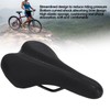 Bike Seat Thicken High Elastic Sponge Comfortable Waterproof Black Bicycle
