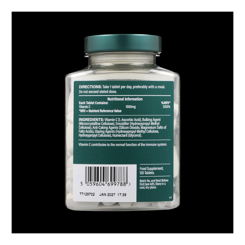 Holland & Barrett Timed Release Vitamine C 1000mg Met Rozenbottel