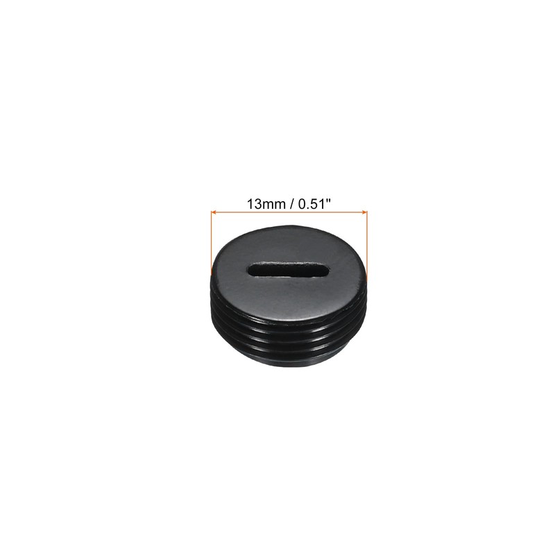 sourcing map Carbon Brush Holder Cap Motor Electric Brush Plastic
