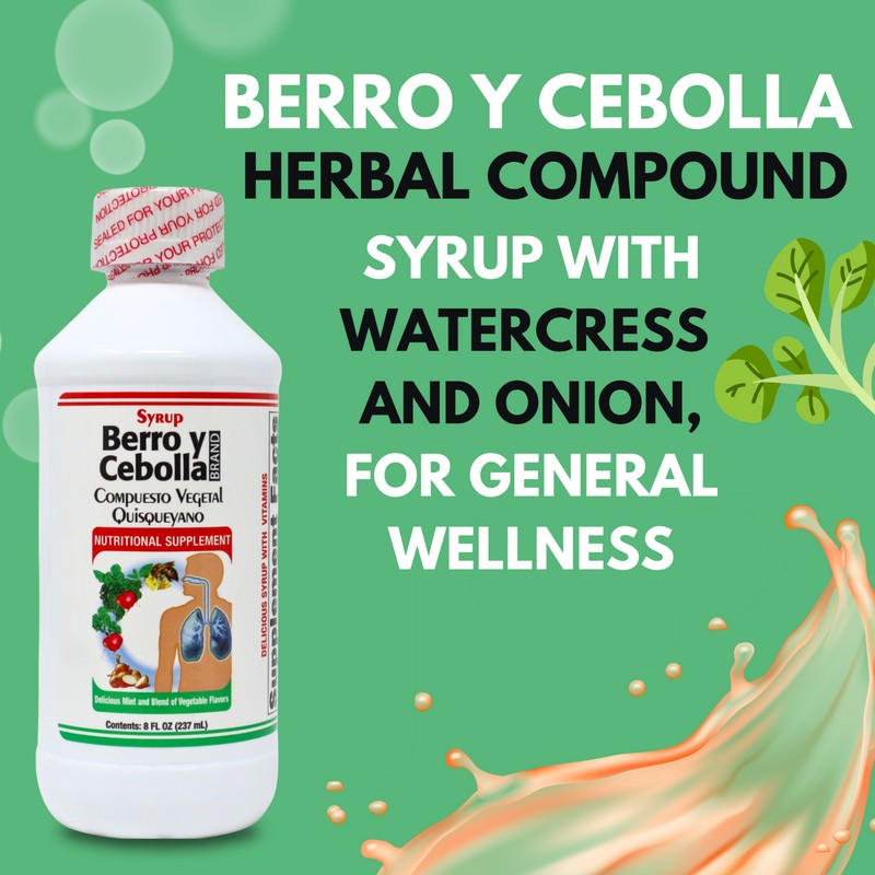Menper Berro y Cebolla for Cough & Chest Congestion -