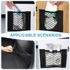 SGERUFZ Car Boot Net Bag Strong Elasticity Luggage Net with