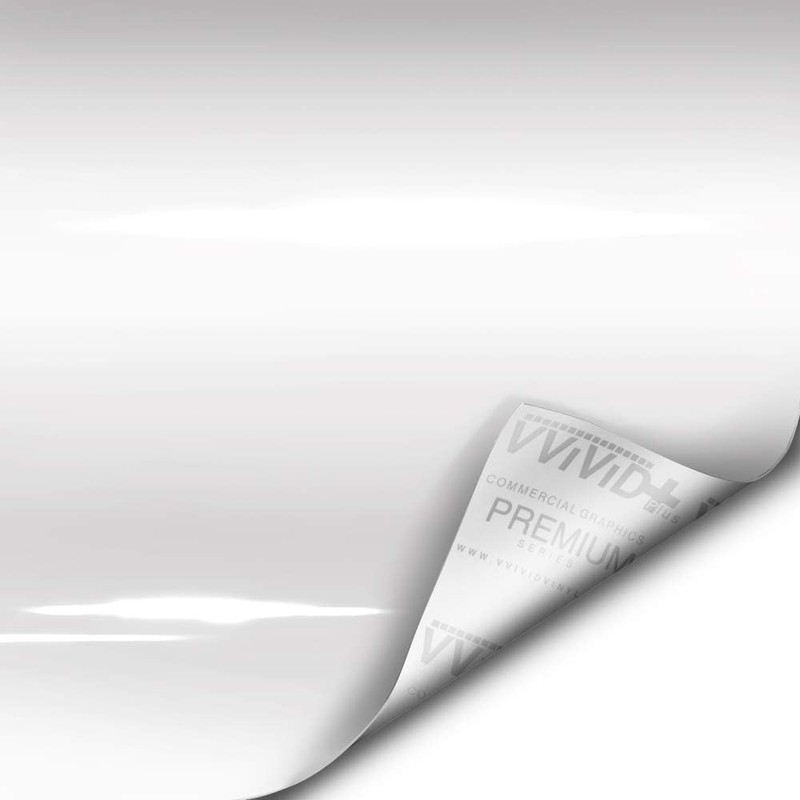 VViViD Ultra Gloss White Air-Release Adhesive Vinyl Pinstripe Tape Roll