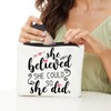 Inspirational Gifts for Women, Positive Inspirational Quotes Makeup Bag -