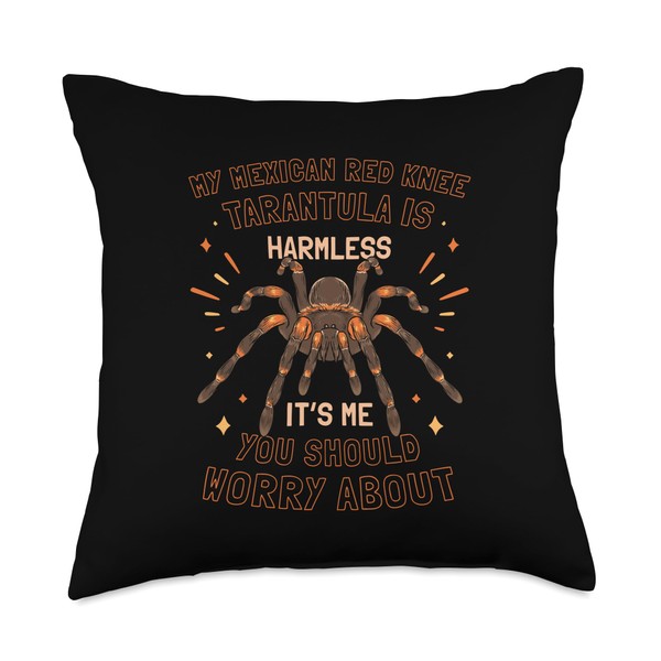 Spider Lover Arachnid Cobweb Terrarium Tarantula Throw Pillow