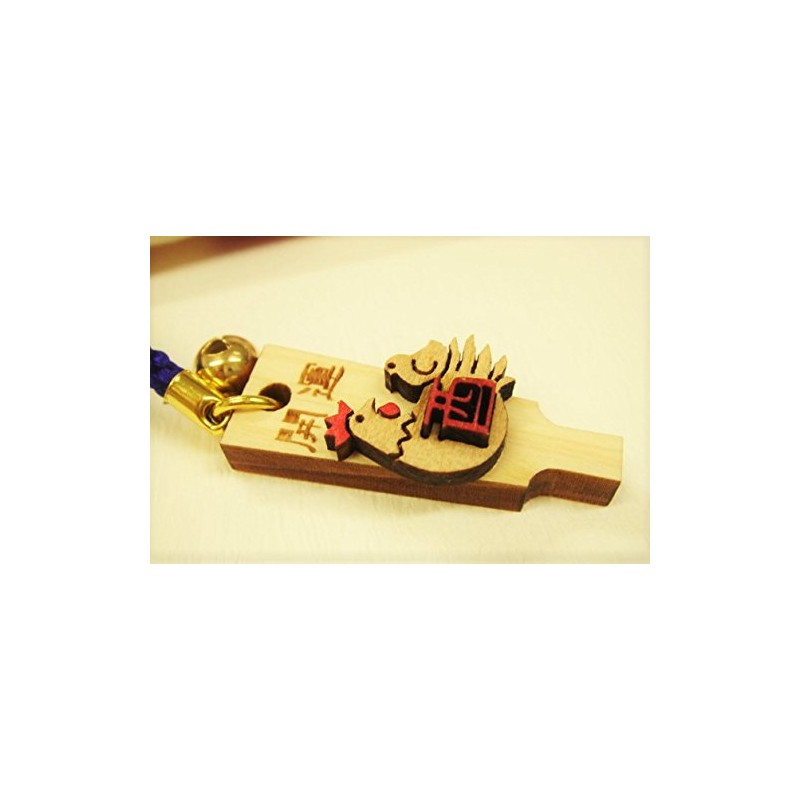 Good Luck 羽子板 Rooster 根付 [Pack of 2]
