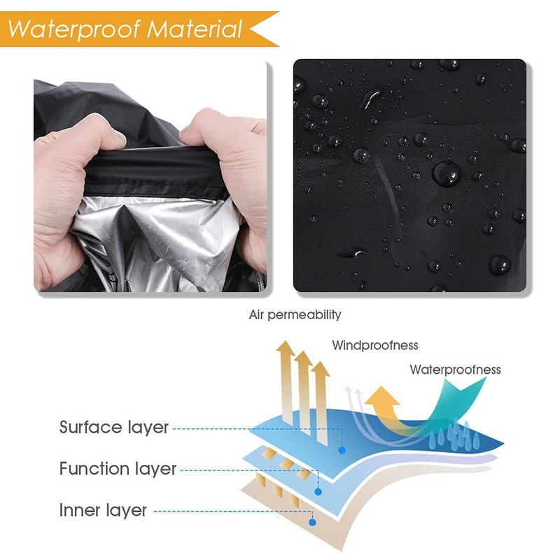 COOSOO Folding Ladder Cover Dustproof & Waterproof with Drawstring for