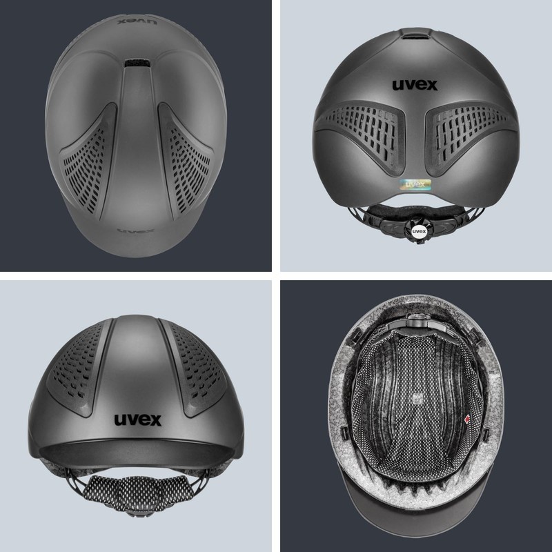 uvex exxential III Lightweight Unisex Riding Helmet - Individual Size