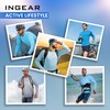 INGEAR Men's Rash Guard, UPF 50+ UV Protection Fishing Shirt