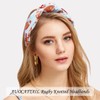 AUOCATTAIL Rugby Knotted Headbands for Women Football Wide Top Knot