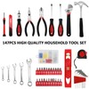 TLGREEN 147 Pieces Tool Set, Tool Kit for Home, Basic