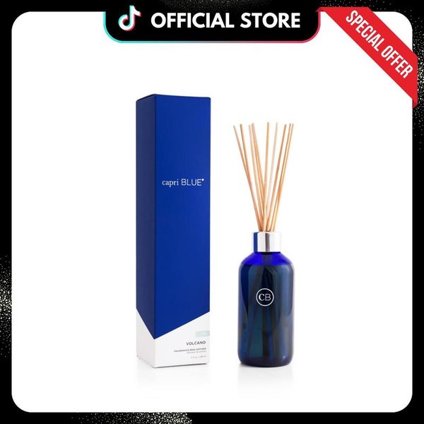 Capri Blue Scented Candle 19Oz with Glass Candle Holder Luxury