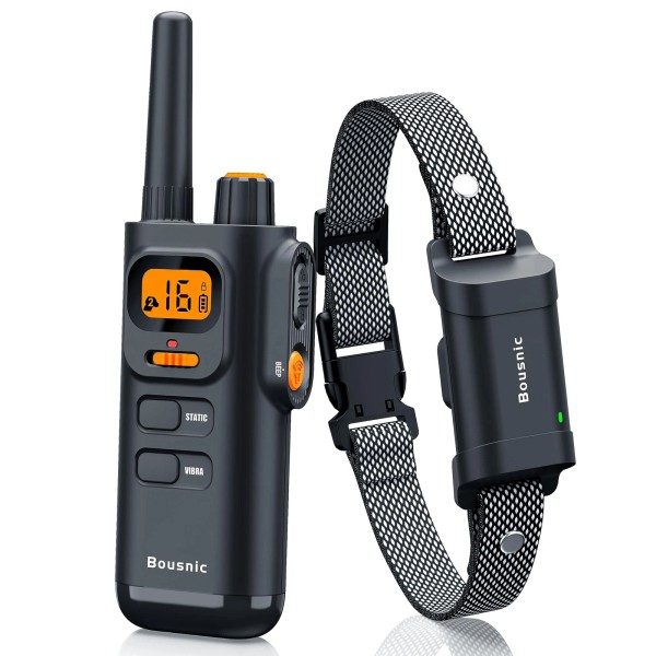 Bousnic Dog Shock Collar with Remote - [New Edition] 4000FT