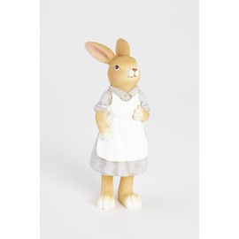 Heitmann Deco Ceramic Pair of Rabbits – Decorative Figures Rabbit Pair 2, Easter Bunny – Easter Decoration, Spring – Set of 2