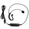 Headset, Ear Mounted USB Laptop Earphone Ear Hook USB Computer