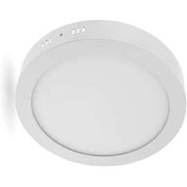 LumeGlow LED Surface Mounted Downlight, Round Ceiling Light, 12W/18W, Colours Warm White/Cool White/Neutral/Daylight (Warm White, 150mm 12w)