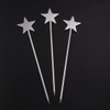 10pcs Cocktail Picks Stick for Drinks Star Stainless Steel Cocktail