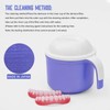Large Denture Baths Cup, False Teeth Bath Cup with Strainer