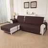 Taque Sectional Couch Covers 100% Waterproof L Shaped Sofa Slipcover
