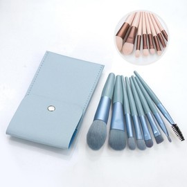 8-Piece Face Foundation Makeup Brush Set Brush Beige