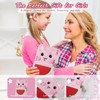 PESLNG Secret Diary Girl with Lock, Plush Notebook with Padlock,