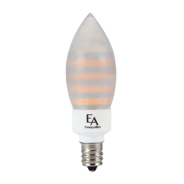 Emery Allen EA-E12-5.0W-002-279F-D Dimmable Candelabra Base LED Fan Light Bulb 120V 5Watt 545L 2700K 1Pcs