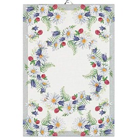 Ekelund - BLOMKRANS - Cotton Kitchen Towel