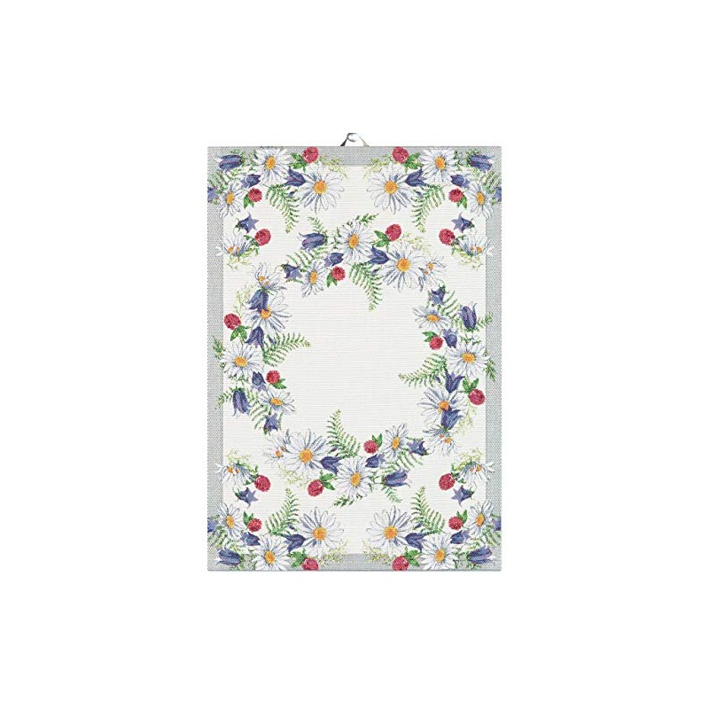 Ekelund - BLOMKRANS - Cotton Kitchen Towel