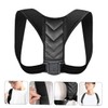 COLLBATH 1pc Adjustable Posture Support Device for Hunchback Breathable Pu