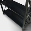 Casual Home Casual Home Montego 3-Shelf Folding Bookcase, Black