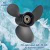 VRIWOY Upgrade Aluminum 12×17 Boat Propeller for BRP Johnson Evinrude