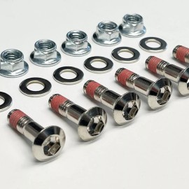 Specbolt Nickel Rear Sprocket Bolts Yamaha YZ YZF 80 85 125 250 YZ250F YZ450F YZ125 YZ250