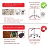 McDooFly Adjustable Heavy Duty Stool - Rolling Stools with Locking