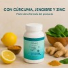 Probióticos y Prebióticos Con Cúrcuma, Zinc y Vitamina D3 para