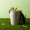 Chef'n 5269025 ECOCROCK COMPOST Papelera, 75 galones, acero gris