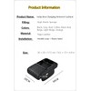 TNDCKP Induction Charging Car Armrest Pad, Leather Center Console Cushion,