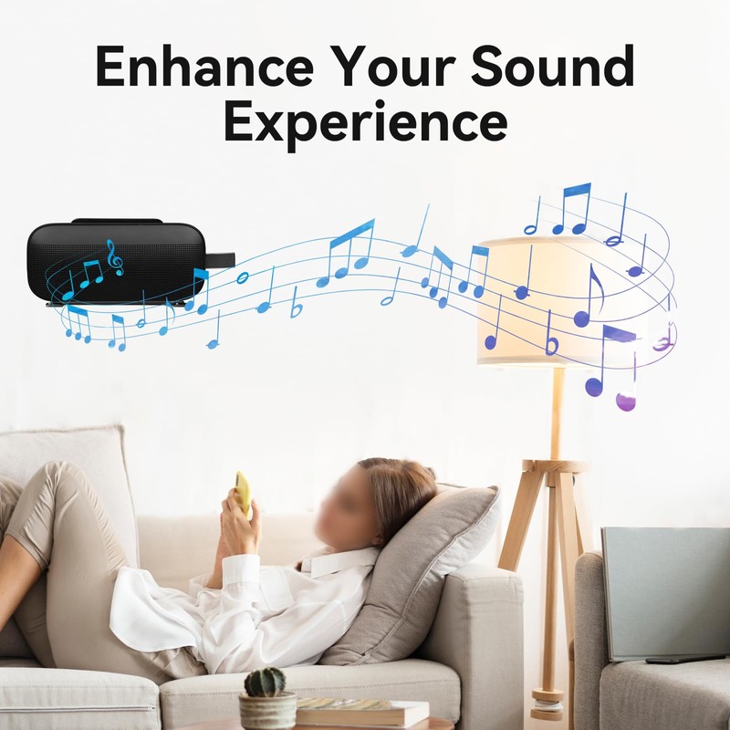 shinar Metal Wall Mount Compatible with Bose Soundlink Flex and