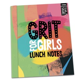 Papersalt Grit for Girls Jumbo Tear and Share Lunch Notes for Teen Girls, 5.5-Inch, Multicolor