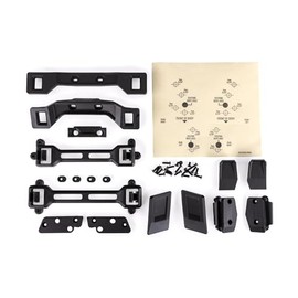 Body Conversion kit, Slash 4X4 (Includes Front & Rear Body mounts, latches, Hardware) (for Clipless mounting)