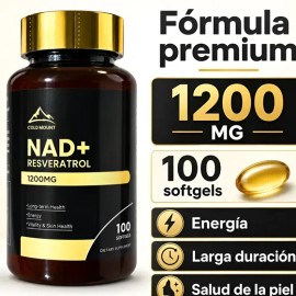 Nad+ Resveratrol Para Mujer Y Hombre 100 Softgels