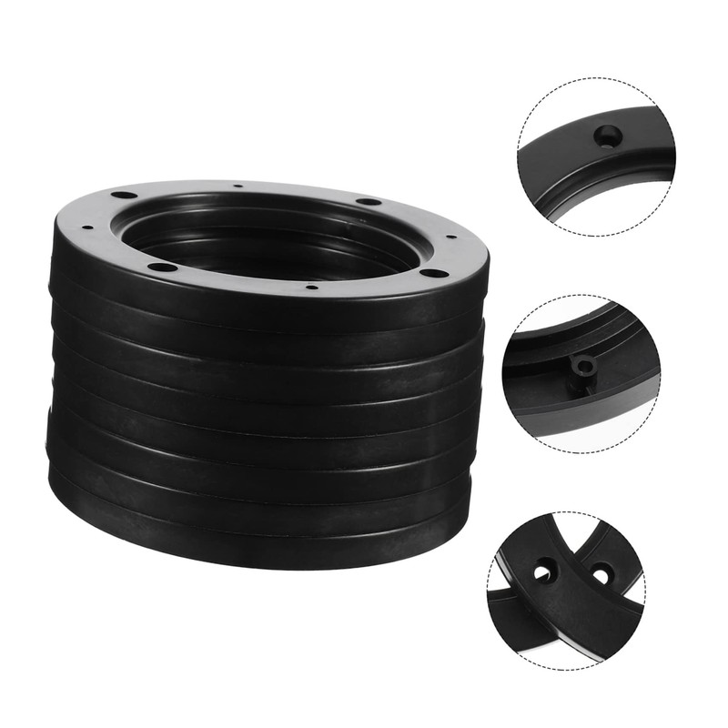 iplusmile Auto Speaker Spacers Adapter 4 Inches Abs Material Easy