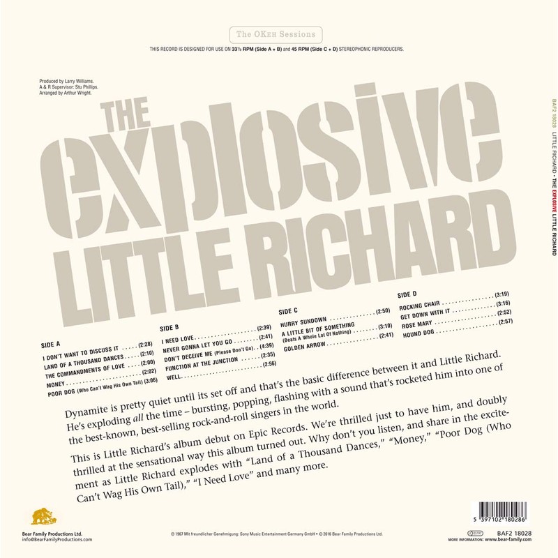 The Explosive Little Richard! (2-LP)