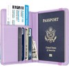 Coco Rossi - Funda para pasaporte con bloqueo RFID, oro